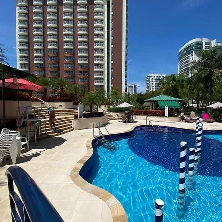 Barra Da Tijuca - 9 - Flat Premium Com Cozinha, Fogao Cooktop, Geladeira Grande, Smart Tv Grande, Lindo E Muitissimo Confortavel, Balsa Para A Praia Gratis E Estacionamento Gratuito Rio de Janeiro Exterior foto