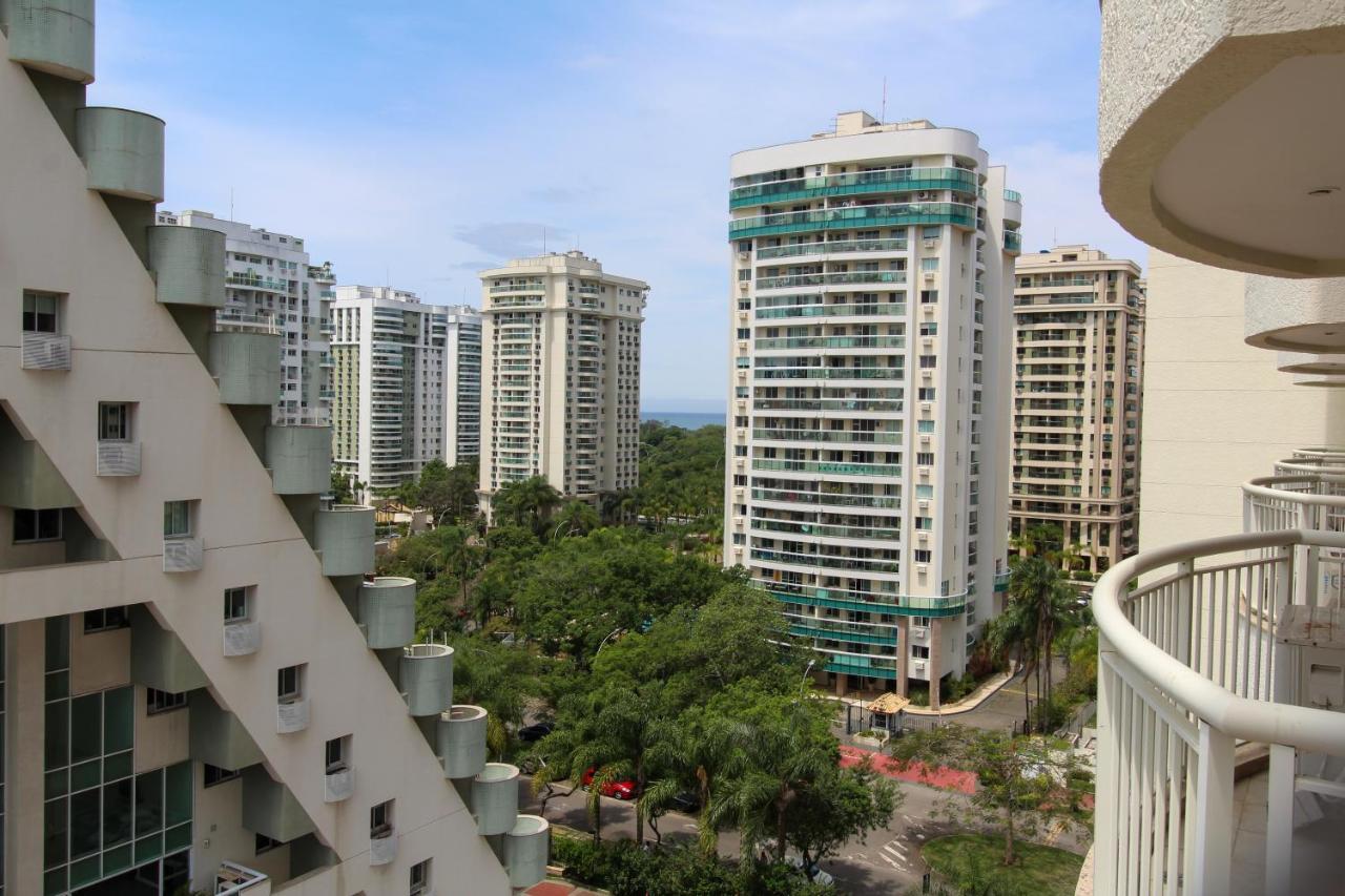 Barra Da Tijuca - 9 - Flat Premium Com Cozinha, Fogao Cooktop, Geladeira Grande, Smart Tv Grande, Lindo E Muitissimo Confortavel, Balsa Para A Praia Gratis E Estacionamento Gratuito Rio de Janeiro Exterior foto